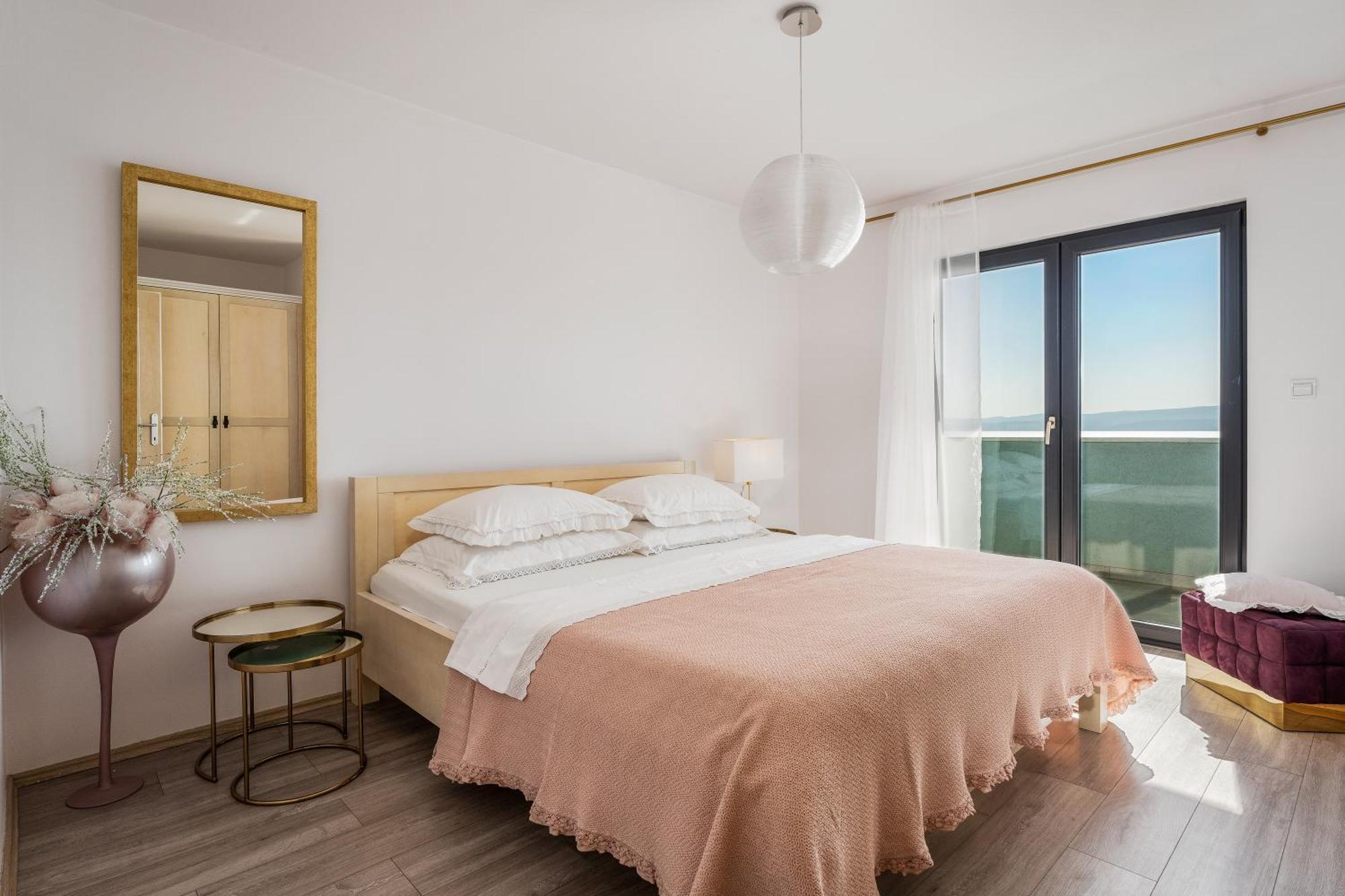 Villa Allegra With 32Msq Heated Pool, 300M Far From Sandy Beaches, Open Sea View Omiš Exteriör bild