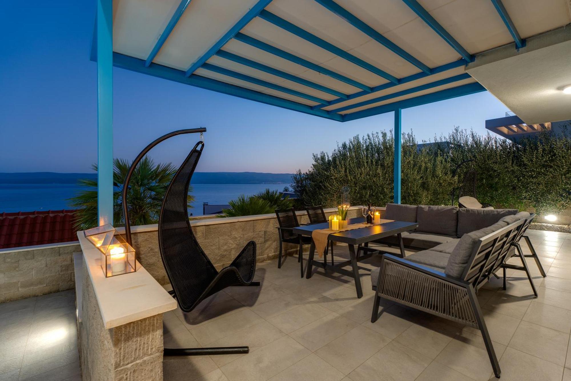 Villa Allegra With 32Msq Heated Pool, 300M Far From Sandy Beaches, Open Sea View Omiš Exteriör bild