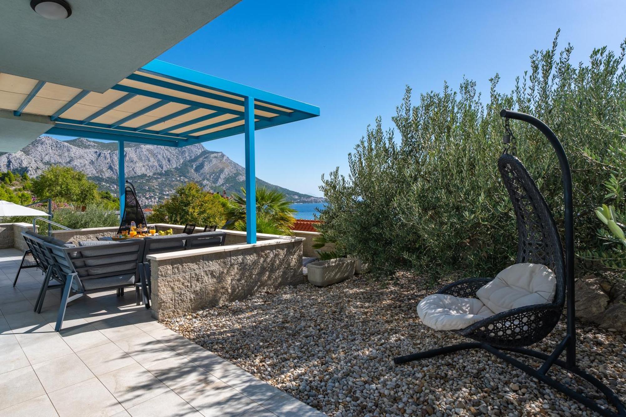 Villa Allegra With 32Msq Heated Pool, 300M Far From Sandy Beaches, Open Sea View Omiš Exteriör bild