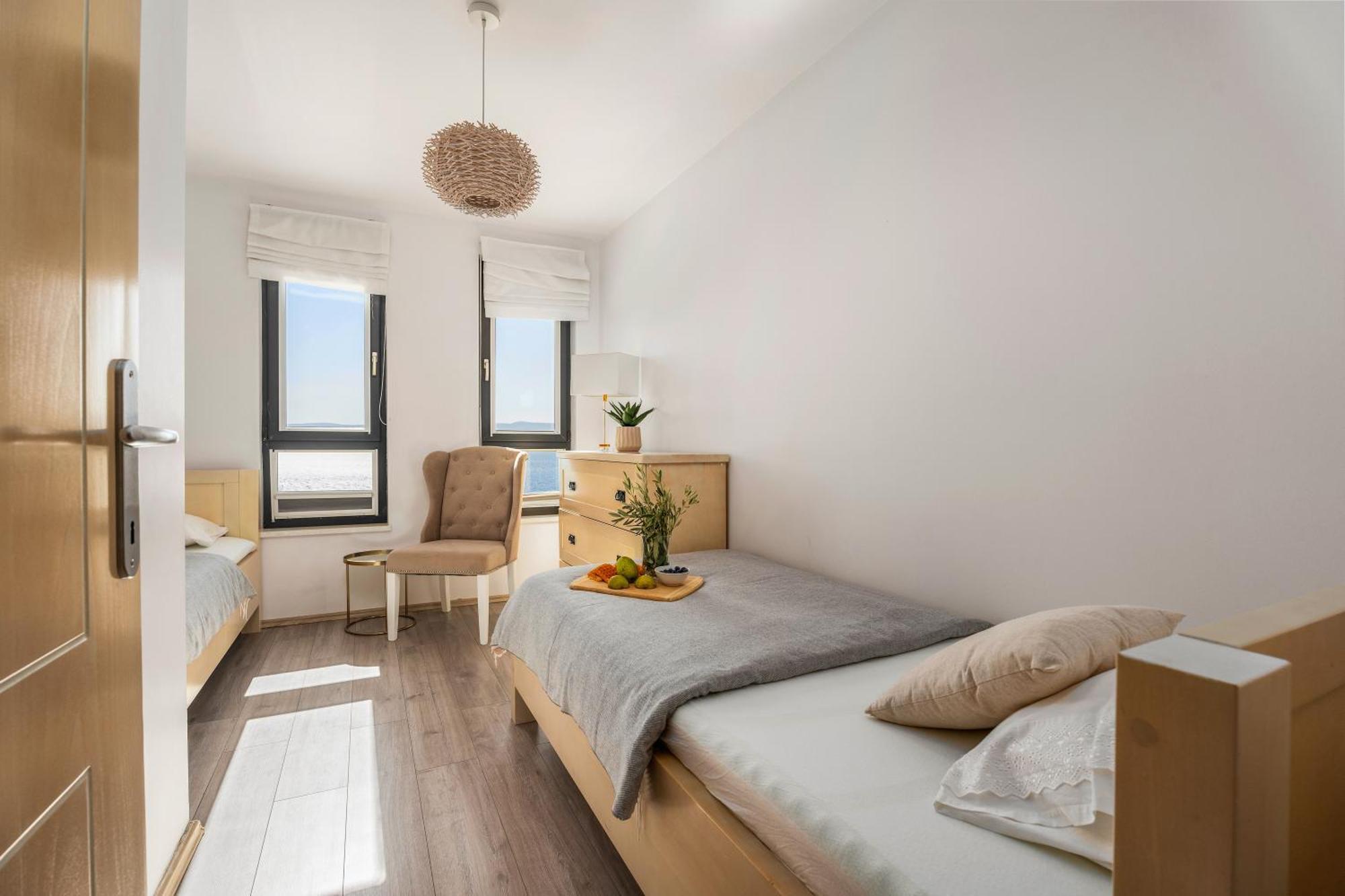 Villa Allegra With 32Msq Heated Pool, 300M Far From Sandy Beaches, Open Sea View Omiš Exteriör bild